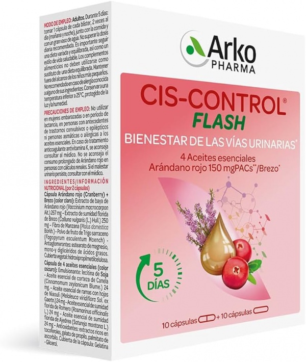 CRANBEROLA CIS-CONTROL FLASH 5 DIAS 