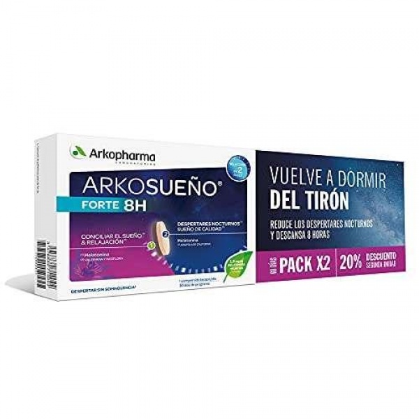 ARKOSUEÑO FORTE 8 HORAS 2X30 COMPRIMIDOS