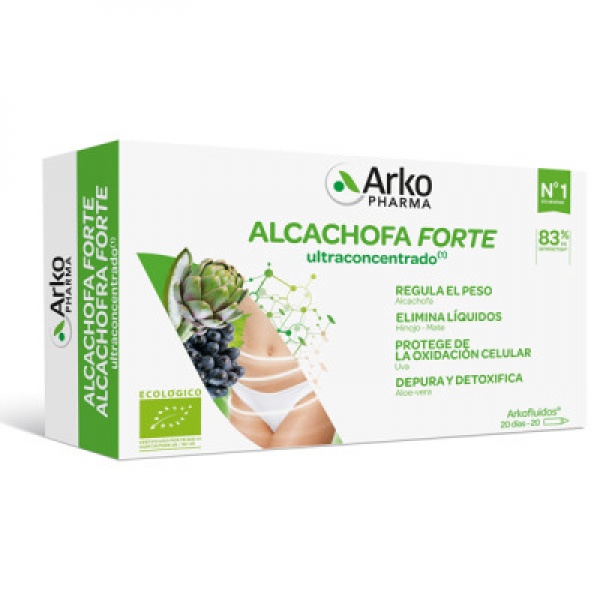 ALCACHOFA FORTE BIO CON ALOE 20 AMPOLLAS