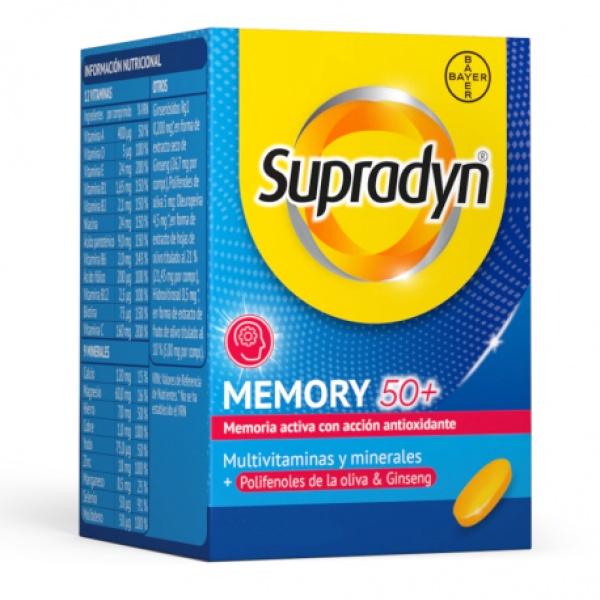 SUPRADYN MEMORY 50+ 90 COMPRIMIDOS