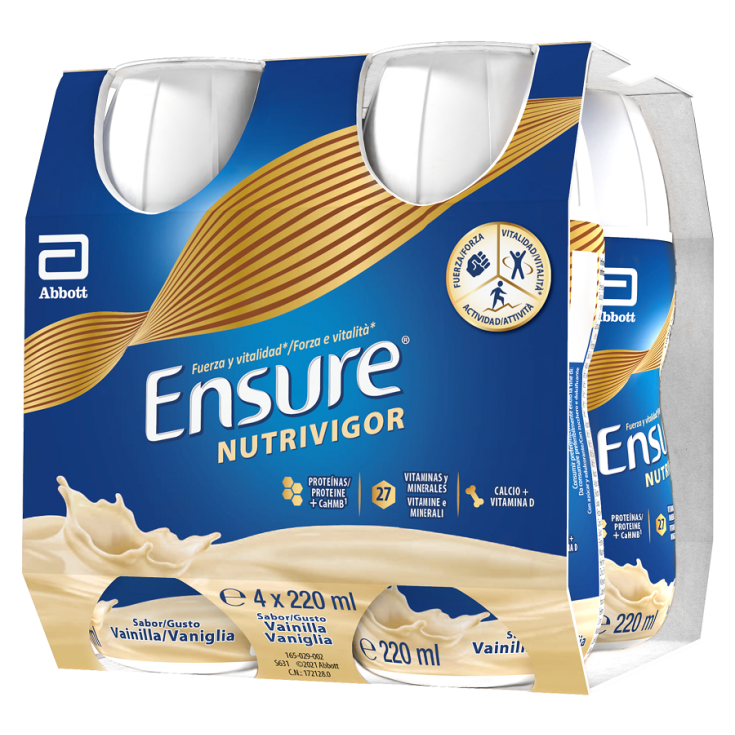 ENSURE NUTRIVIGOR VAINILLA 4X200ML