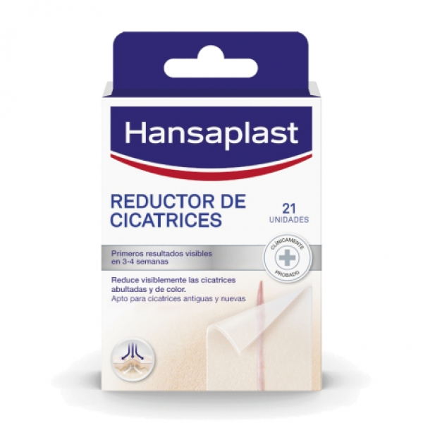 HANSAPLAST REDUCTOR DE CICATRICES 21 UNIDADES