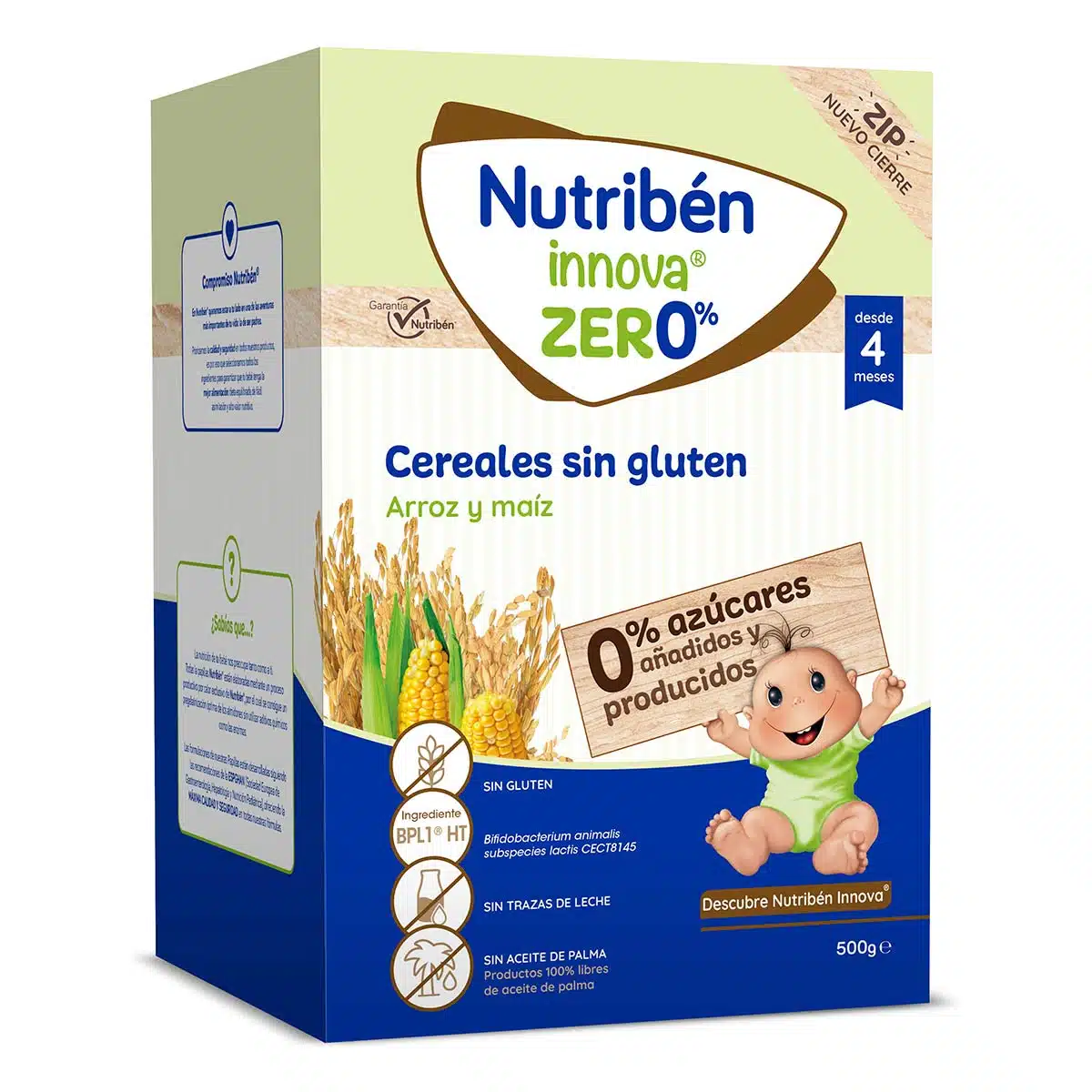 NUTRIBEN INNOVA ZERO% CEREALES SIN GLUTEN 500GR