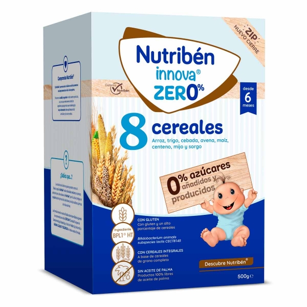 NUTRIBEN INNOVA ZERO% 8 CEREALES 500GR