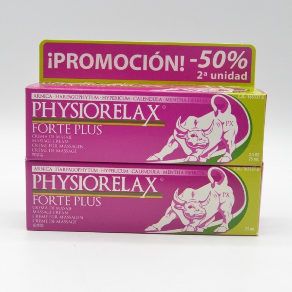 PHYSIORELAX FORTE PLUS CREMA 2X75ML