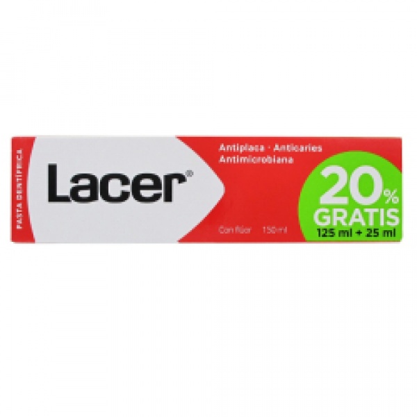 PASTA DENTIFRICA LACER 125ML