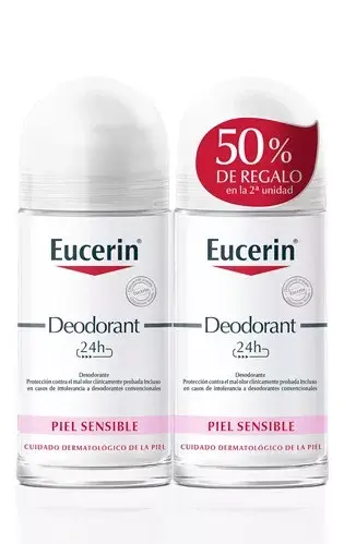 EUCERIN DUPLO DESODORANTE PIEL SENSIBLE 2X50ML