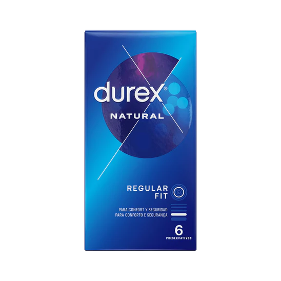 DUREX NATURAL REGULAR FIT 12 UNIDADES