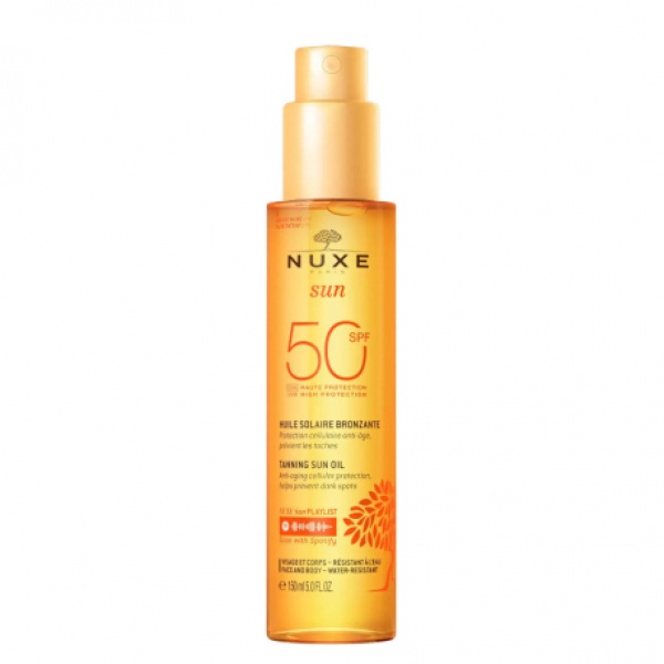 NUXE SUN ACEITE SOLAR BRONCEADOR SPF50+ 150ML