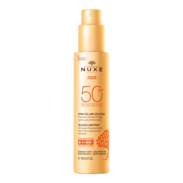 NUXE SUN SPRAY SOLAR DELICIOSO CARA Y CUERPO SPF50 150ML