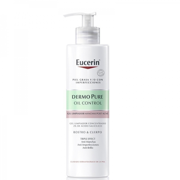 DERMOPURE OIL CONTROL GEL LIMPIADOR 2% SALICÍLICO 400ML