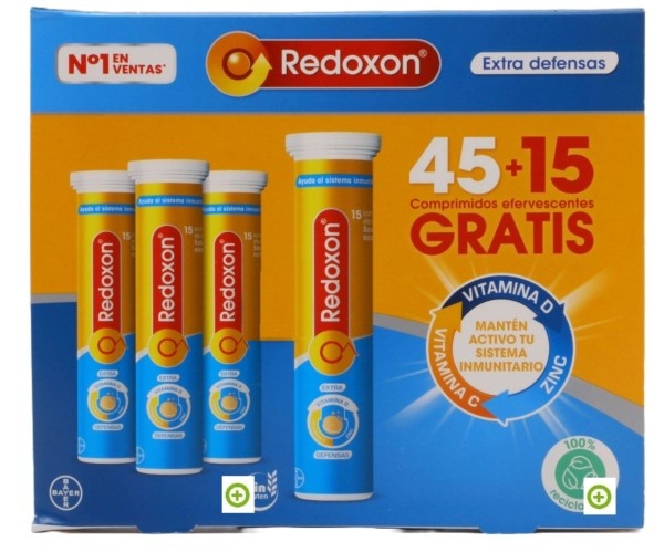 REDOXON EXTRA DEFENSAS 45C + 15C GRATIS