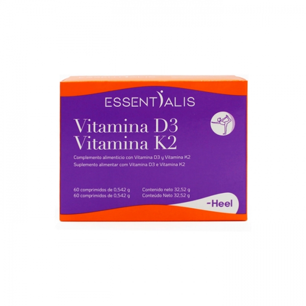 HEEL ESSENTIALIS VITAMINA D3 K2 60 COMPRIMIDOS