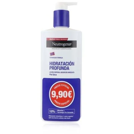 NEUTROGENA HIDRATACION PROFUNDA LOCION ABSORCIÓN INMEDIATA PIEL SECA 400 ML