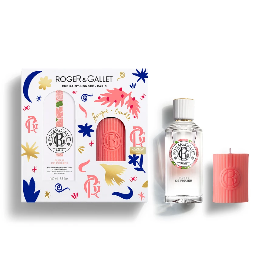 COFRE AGUA PERFUMADA + VELA PERFUMADA FLEUR DE FIGUIER