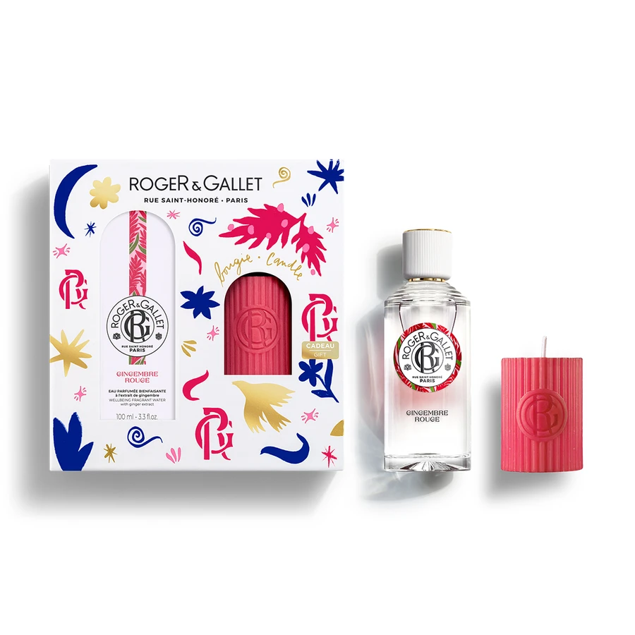 COFRE AGUA PERFUMADA + VELA PERFUMADA GINGEBRE ROUGE