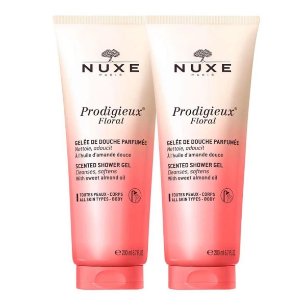 NUXE PRODIGIEUX FLORAL GEL DE DUCHA PERFUMADO 2X200ML