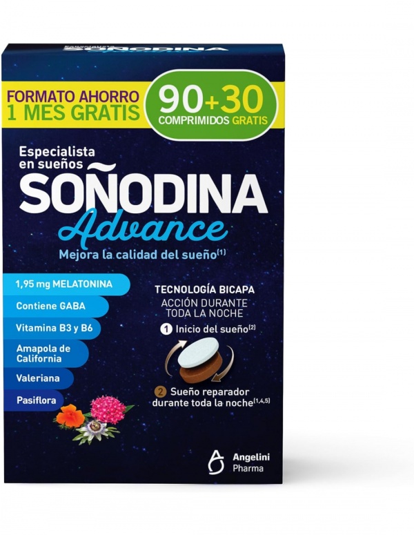 SOÑODINA BICAPA 90+30 COMPRIMIDOS