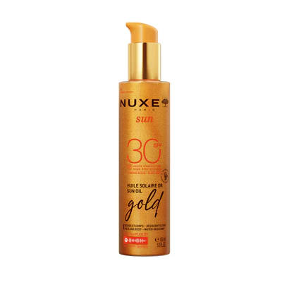 NUXE SUN ACEITE BRONCEADOR GOLD ROSTRO Y CUERPO SPF30+ 150ML