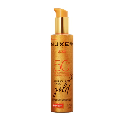 NUXE SUN ACEITE BRONCEADOR GOLD ROSTRO Y CUERPO SPF50+ 150ML