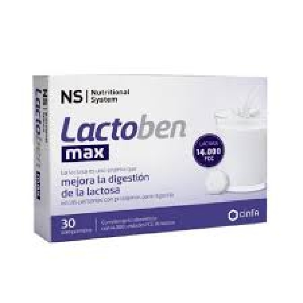 LACTOBEN MAX 30 COMPRIMIDOS