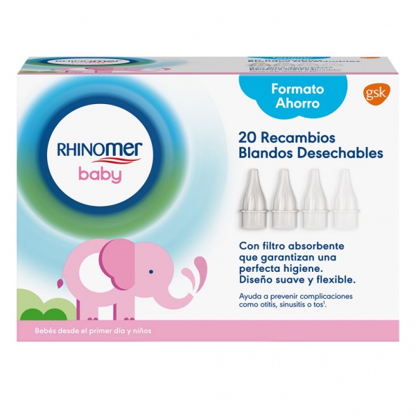 RHINOMER BABY RECAMBIOS BLANDOS DESECHABLES 20