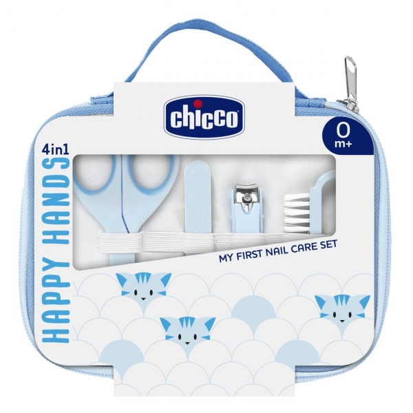 SET CHICCO HAPPY HANDS AZUL