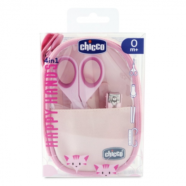 SET CHICCO HAPPY HANDS ROSA