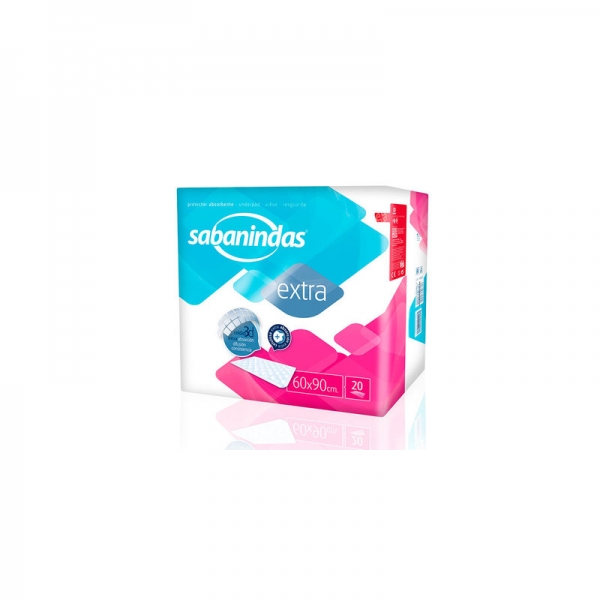 SABANINDAS PROTECTOR EXTRA 60X90 20U