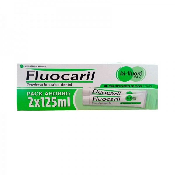 FLUOCARIL 2X125ML PACK AHORRO MENTA