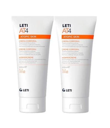 LETI AT4 DUPLO CREMA CORPORAL 2X200ML