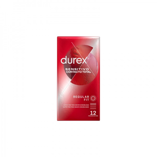 DUREX SENSITIVO CONTACTO TOTAL 12 UNID