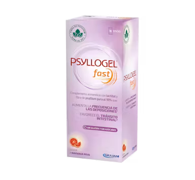 PSYLLOGEL FAST 10 STICKS SABOR NARANJA ROJA