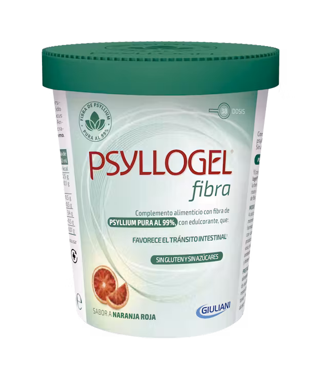 PSYLLOGEL FIBRA BOTE 170GR SABOR NARANJA ROJA