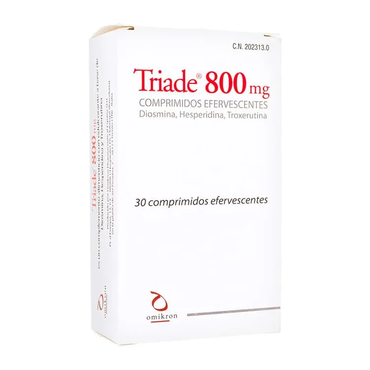 TRIADE 800MG 30 COMPRIMIDOS EFERVESCENTES