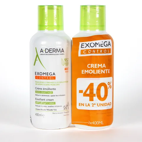 ADERMA PACK DUPLO EXOMEGA CREMA 2X400ML