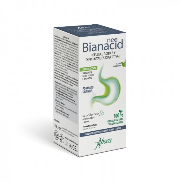 ABOCA NEOBIANACID ACIDEZ REFLUJO 70 COMPRIMIDOS