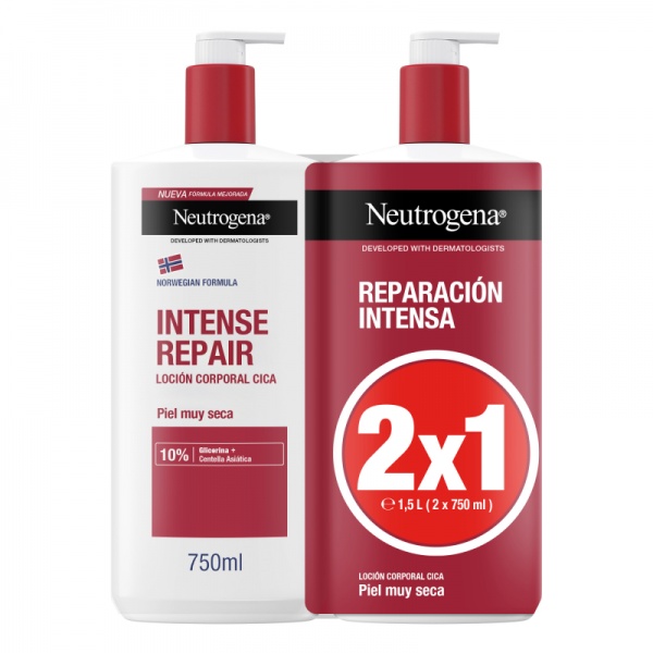 NEUTROGENA DUPLO LOCION CORPORAL REPARACION INTENSA 750ML+750ML