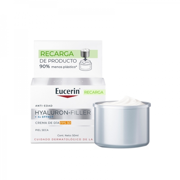 EUCERIN HYALURON FILLER 3X EFFECT CREMA DE DÍA SPF30 RECARGAR 50 ML