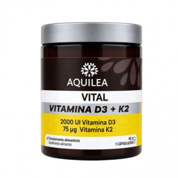  AQUILEA VITAL VITAMINA D3 + K2 90 CAPSULAS