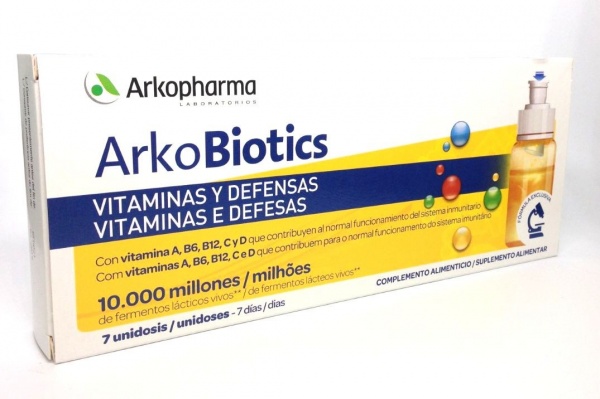 ARKOPROBIOTICS VITAMINAS Y DEFENSAS ADULTOS