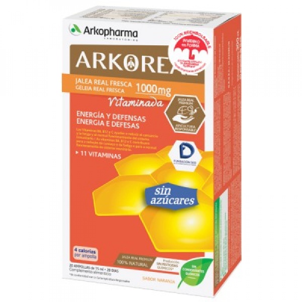 ARKOREAL JALEA REAL VITAMINADA 20 AMPOLLAS