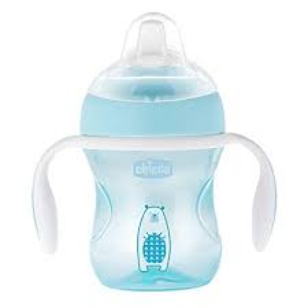 CHICCO VASO TRANSICION AZUL +4M