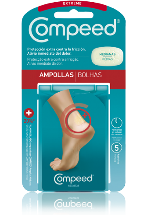 COMPEED EXTREME AMPOLLAS MEDIANAS 5 APOSITOS