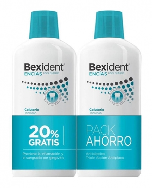 BEXIDENT ENCIAS DUPLO COLUTORIO TRICLOSAN 2X500ML