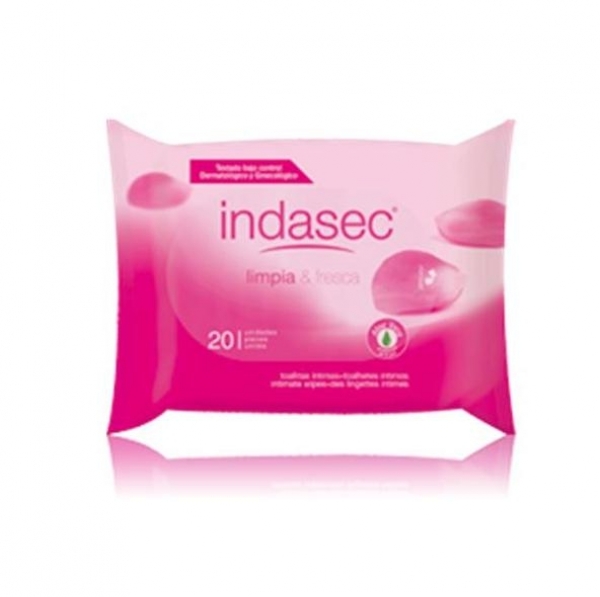 INDASEC TOALLITAS HIGIENE INTIMA 20UNID