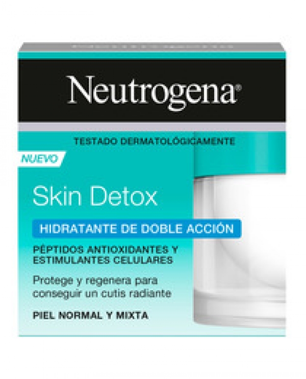 NEUTROGENA SKIN DETOX HIDRATANTE DOBLE ACCION PIEL NORMAL MIXTA 50GR