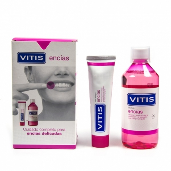 VITIS ENCIAS PACK PASTA DENTIFRICA 100ML + COLUTORIO 500ML