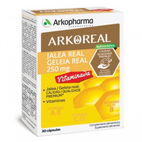 ARKOREAL JALEA REAL 250MG VITAMINADA 30 CAPSULAS