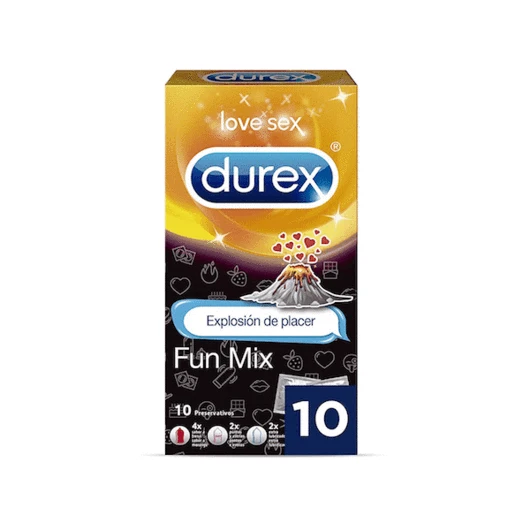 DUREX FUN MIX 10 PRESERVATIVOS